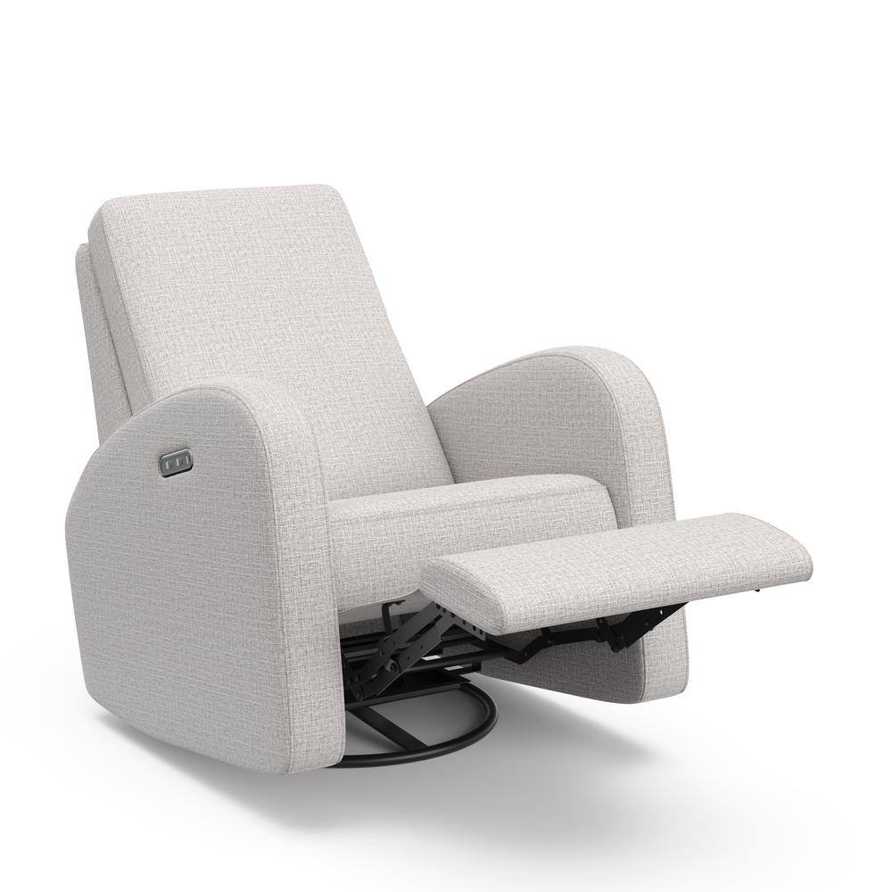 Santa Monica Steel Basketweave Power Recliner