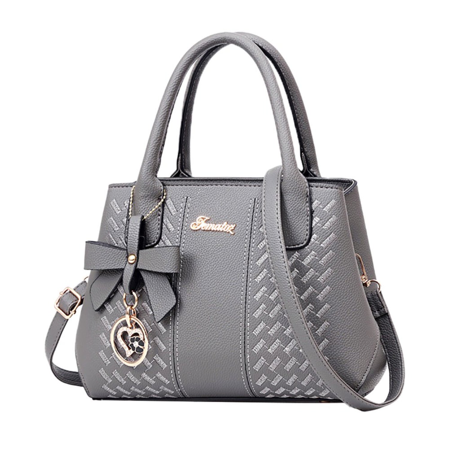 Large Capacity Leather Messenger Handbag Fashion Women&