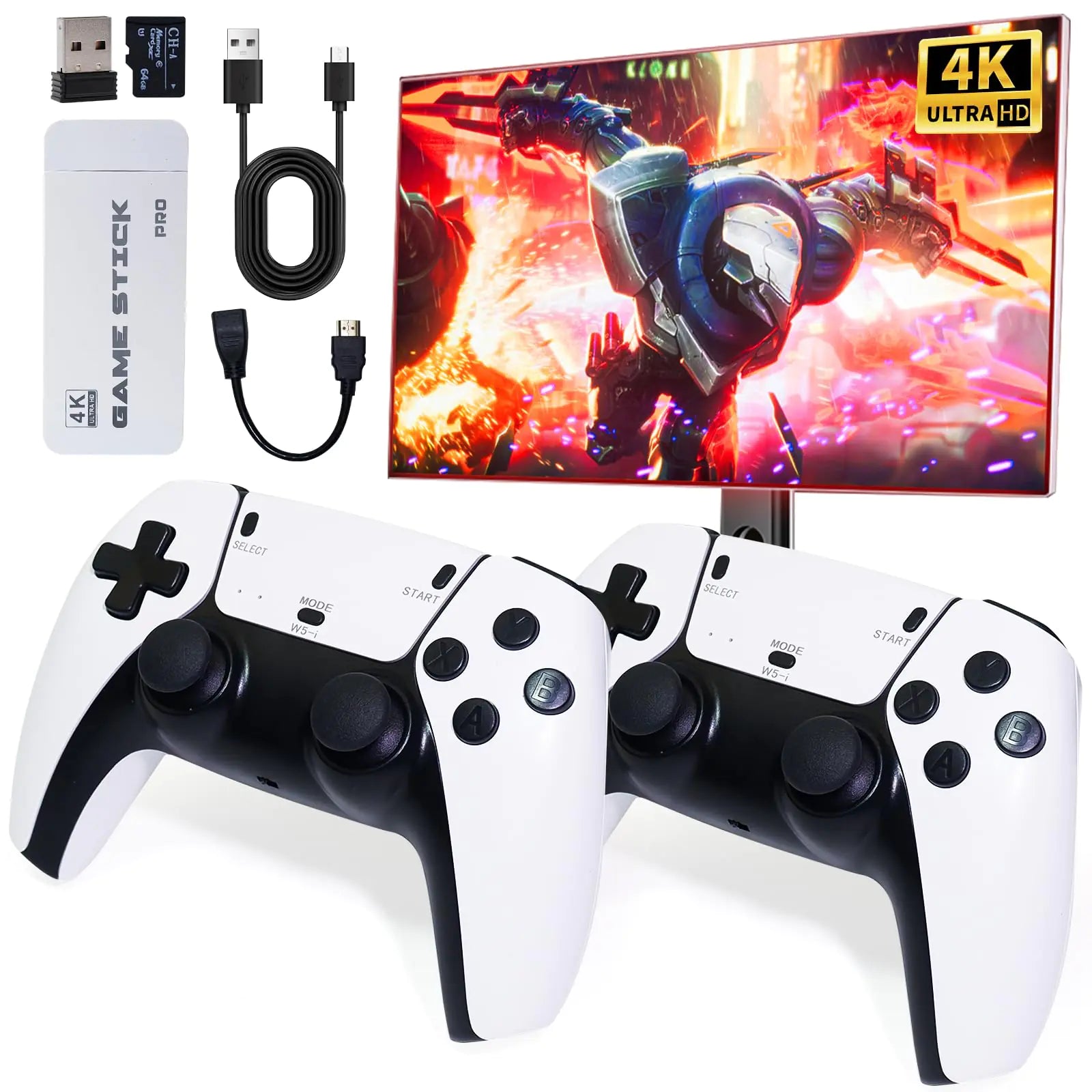 4K Wireless Retro Gaming Console with 20,000+ Games