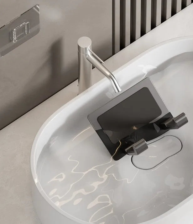 Without Punching Bathroom Hair Dryer Hanger Hairdryer Storage Rack Suction Cup Storage Rack Toilet Multi-function Storage Shelf