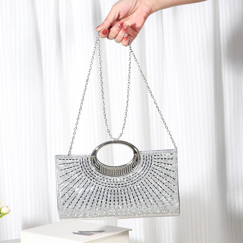 Elegant Sparkling Rhinestone Sequin Women&