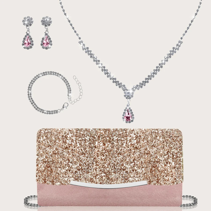 Romantic and stylish sequined women&