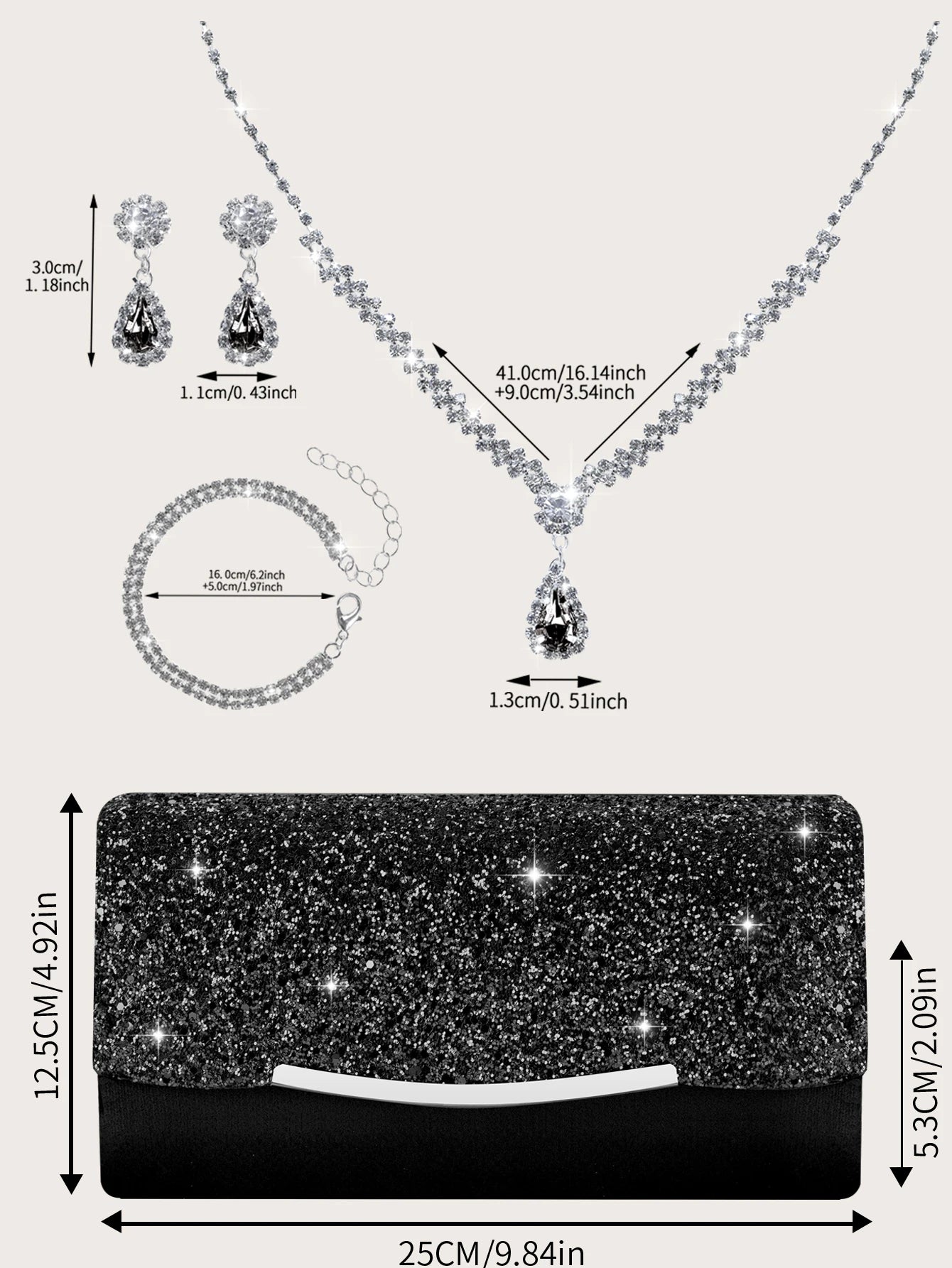 Romantic and stylish sequined women&