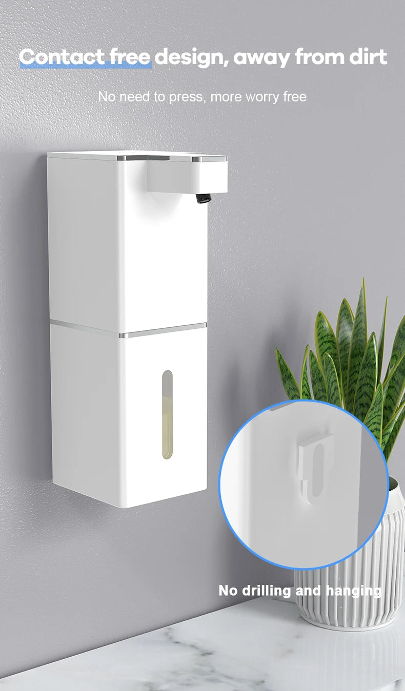 Wall Mounted Intelligent Induction Touchless Automatic Sensor Soap Dispenser Hand Cleaning Washing Machine for Kitchen Bathroom