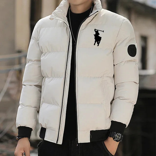Cotton Jacket 2025 Autumn/Winter Fashion Zipper outdoor Fishing jacket Windproof Casual cotton Jacket M-5XL Men&