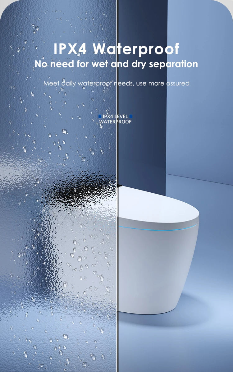 Intelligent Toilet, Wireless Remote Control, Floor Vent Intelligent Toilet, Intelligent Toilet with Cistern, Domestic Commercial