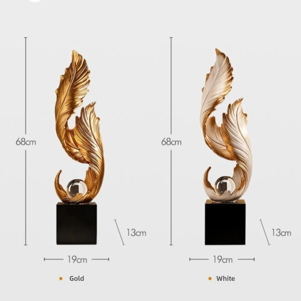Living Room Resin Figurine Abstract Decorative Ornament Modern Room Creative Sculpture Home Decoration Valentine&