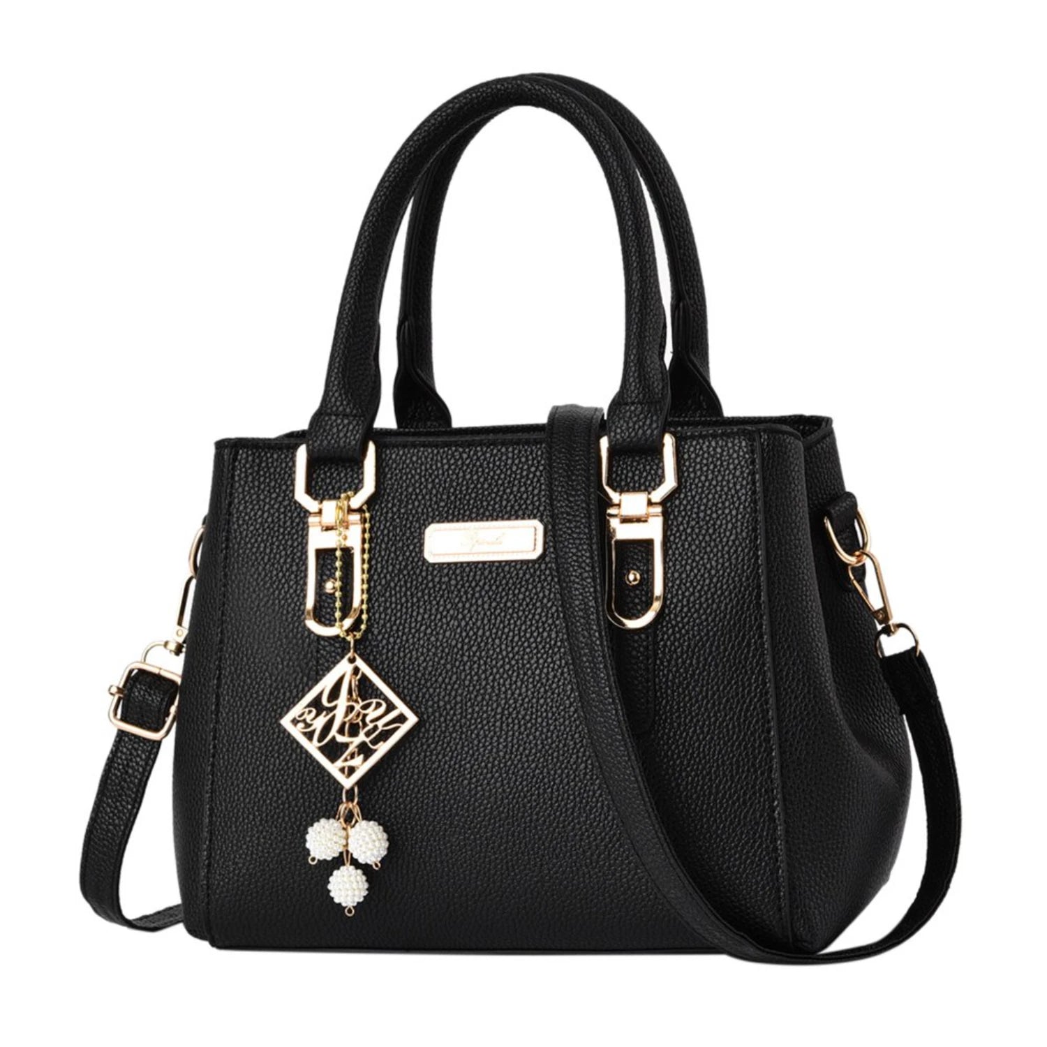 Large Capacity Leather Messenger Handbag Fashion Women&