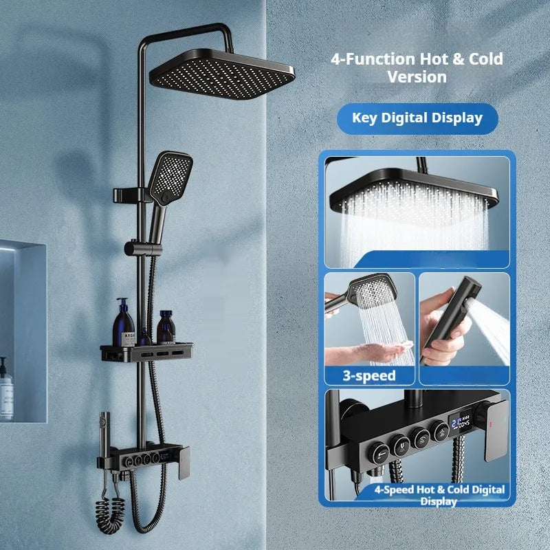 Modern Bathroom Shower Head Set for Home Use - Constant Temperature Bathroom Shower System