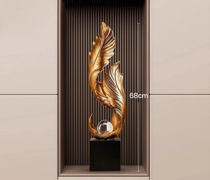 Living Room Resin Figurine Abstract Decorative Ornament Modern Room Creative Sculpture Home Decoration Valentine&