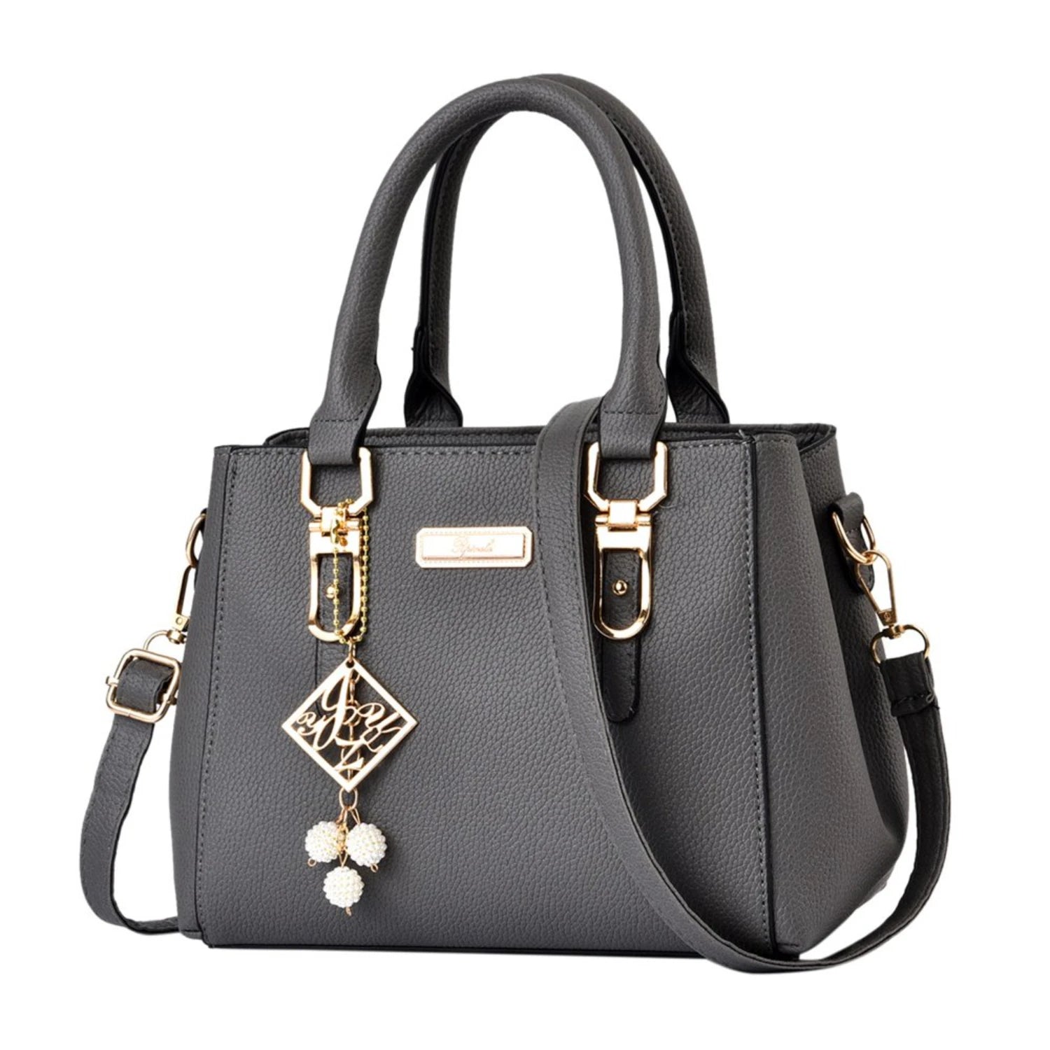 Large Capacity Leather Messenger Handbag Fashion Women&