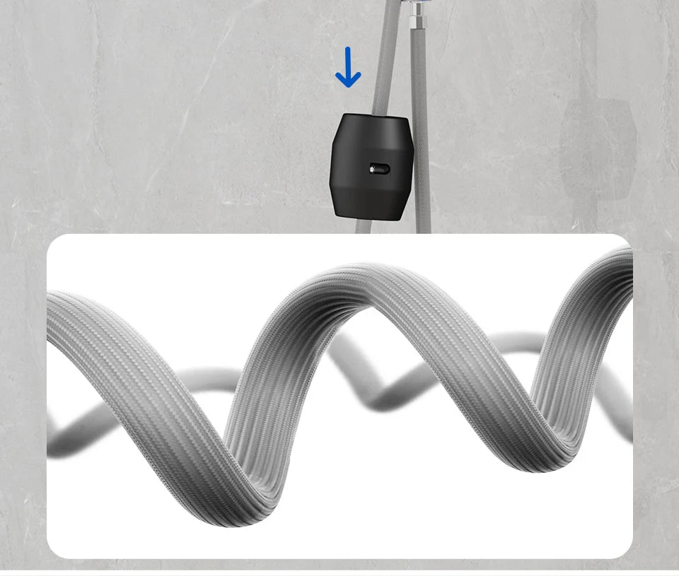 Waterfall Temperature Digital Display Basin Faucet Lift Up Down Stream Sprayer Hot Cold Water Sink Mixer Wash Tap For Bathroom