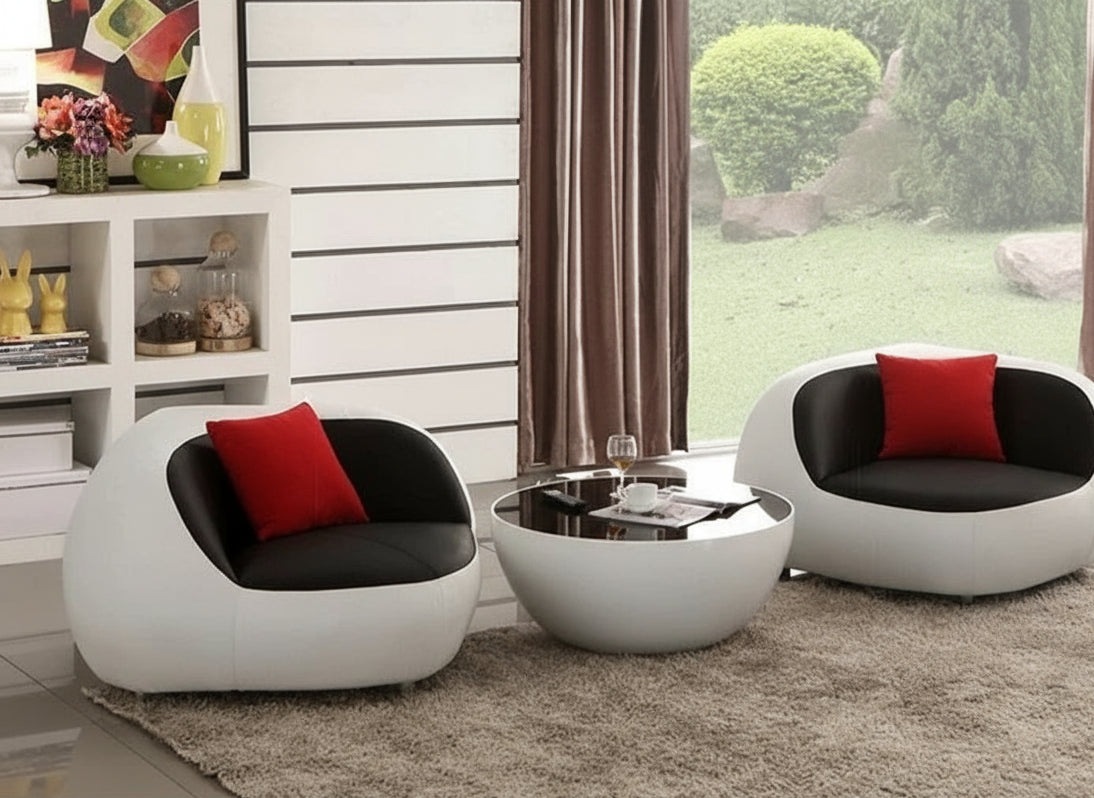 MANBAS Italian Genuine Leather Couch Top Grade Cow Leather Sofas Personality Creativity Living Room Chair Arc Modern Furniture