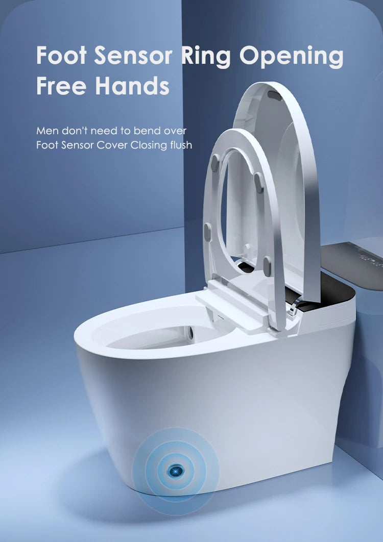 Intelligent Toilet, Wireless Remote Control, Floor Vent Intelligent Toilet, Intelligent Toilet with Cistern, Domestic Commercial