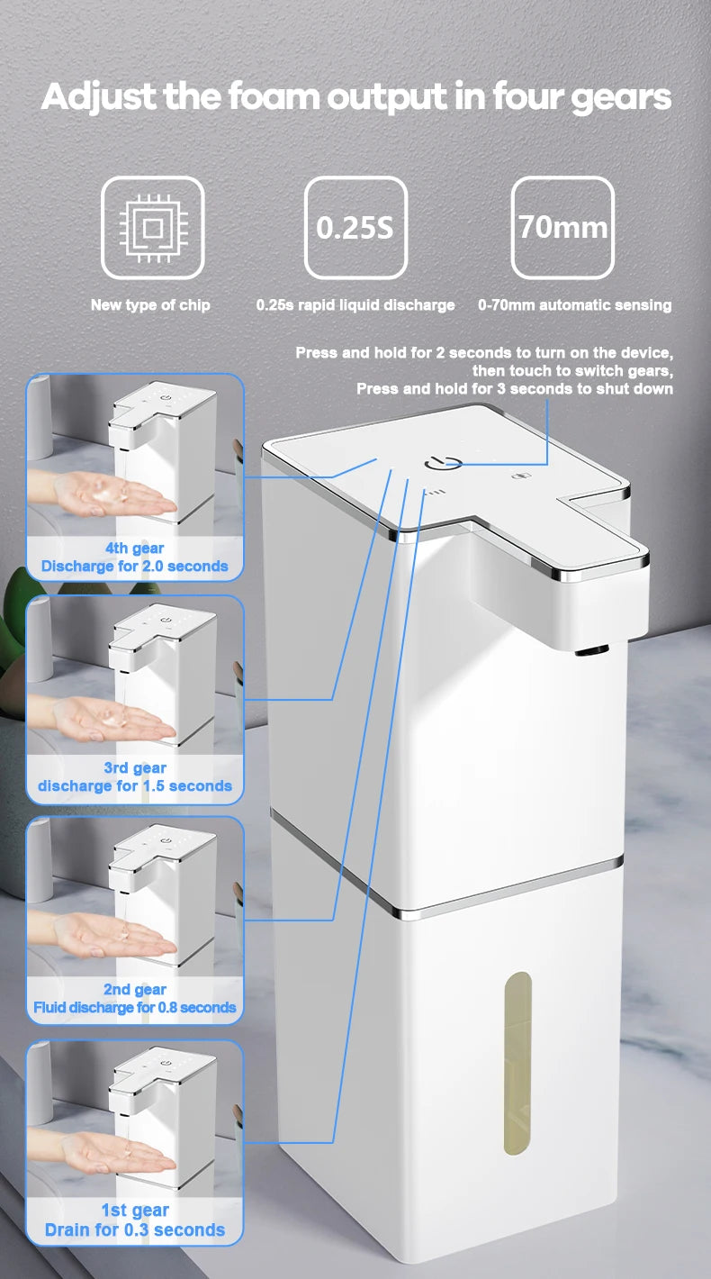 Wall Mounted Intelligent Induction Touchless Automatic Sensor Soap Dispenser Hand Cleaning Washing Machine for Kitchen Bathroom