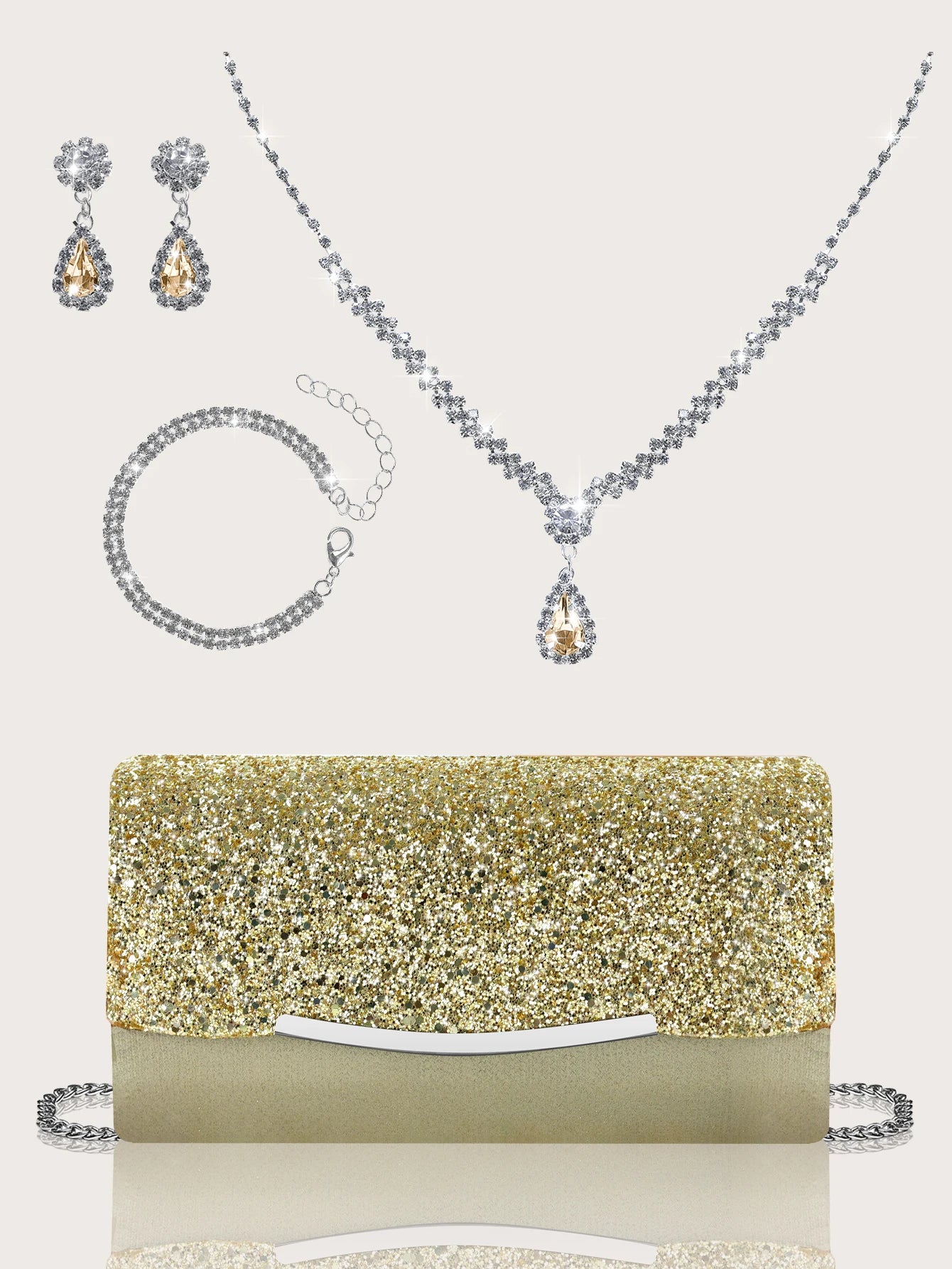 Romantic and stylish sequined women&