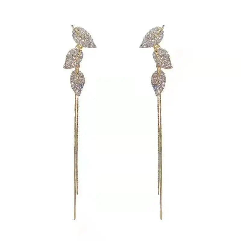 925 Silver Needle Korean Fashion Pearl Tassel Earrings For Women Jewelry 2025 Trending New Luxury Women&