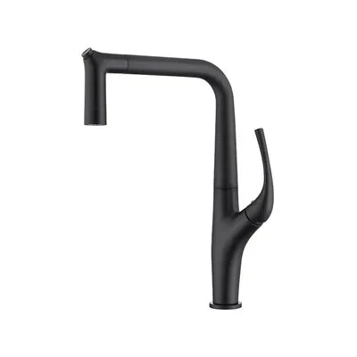 Pull Out Water Filter Tap Brass Crane For Deck Mounted Black  Sink Mixer 3 Way Kitchen Faucet
