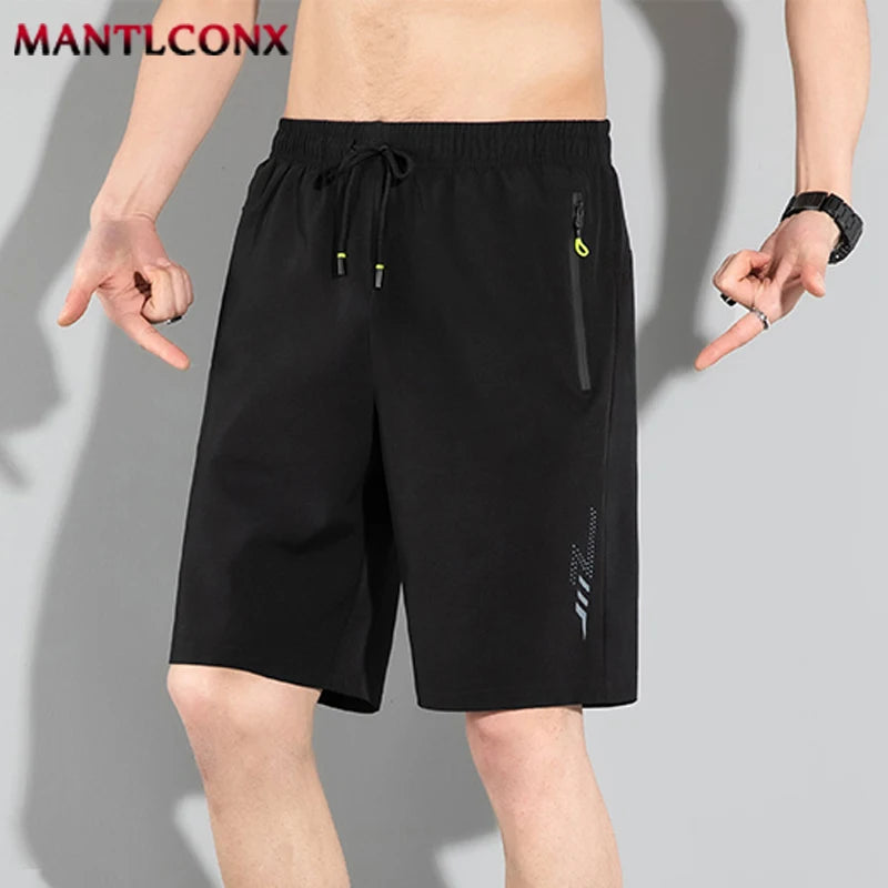 New Fashion Sports Shorts Men Breathable Quick Dry Men&