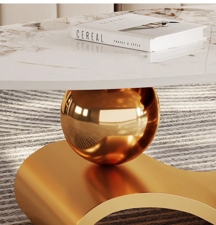 Luxury Living Room Coffee Tables Base Book Nordic Marble Coffee Table Dressing Auxiliary Designer Mesa De Centro De Sala Tables