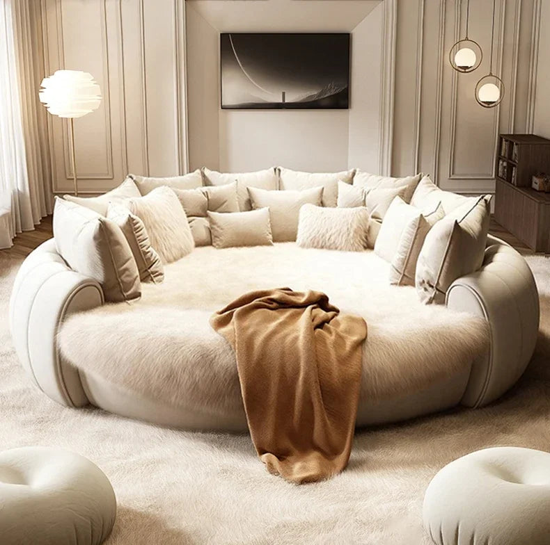 Simple Beauty Bed European Design Girls Double Queen Luxury Bed Castle Princess Sleeping Sex Platform Cama Trendy Furniture