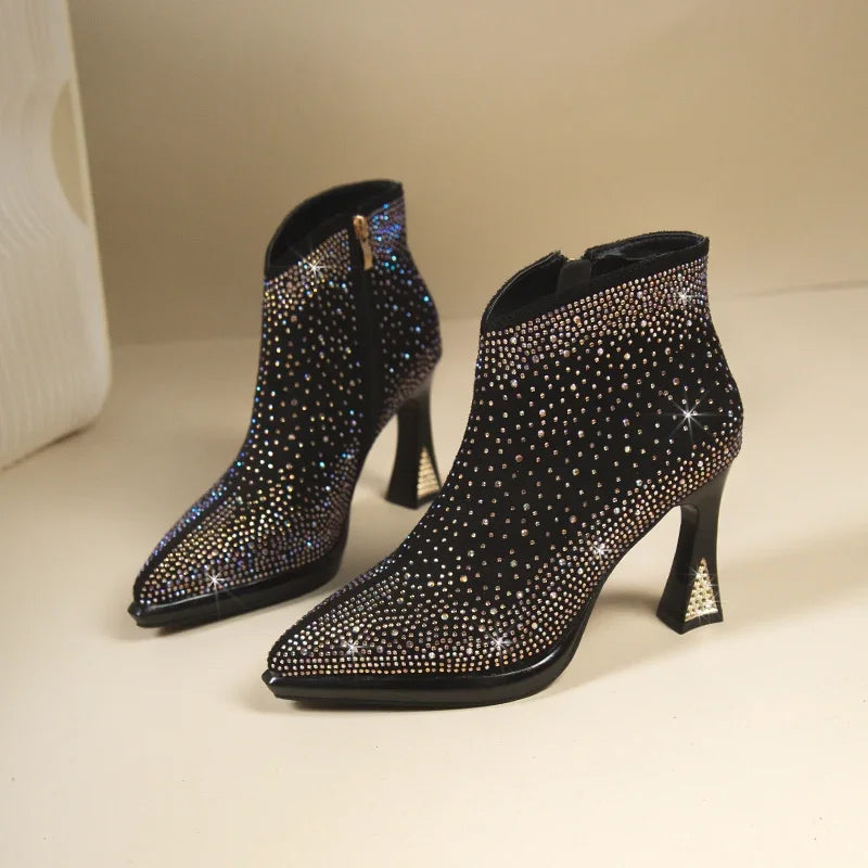 2025 New Sexy Luxurious Banquet Pointed Toe Women&
