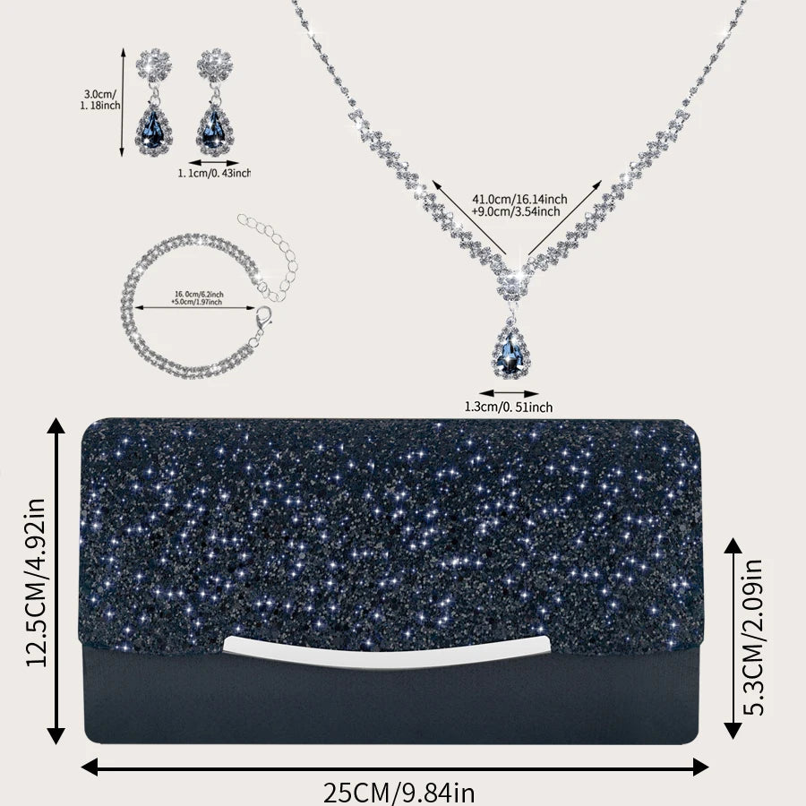 Romantic and stylish sequined women&