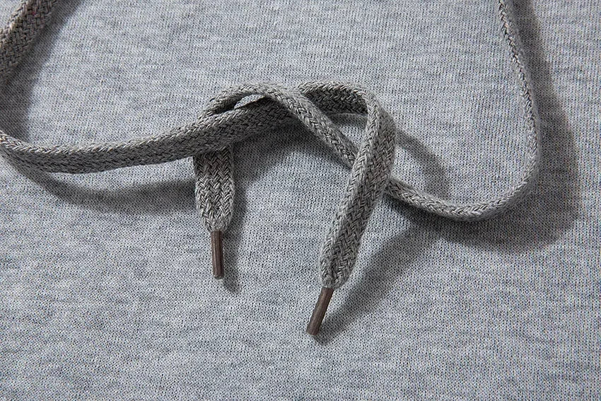 New hooded sports hoodie + 2 sets of sweatpants, fashion printed autumn and winter men&
