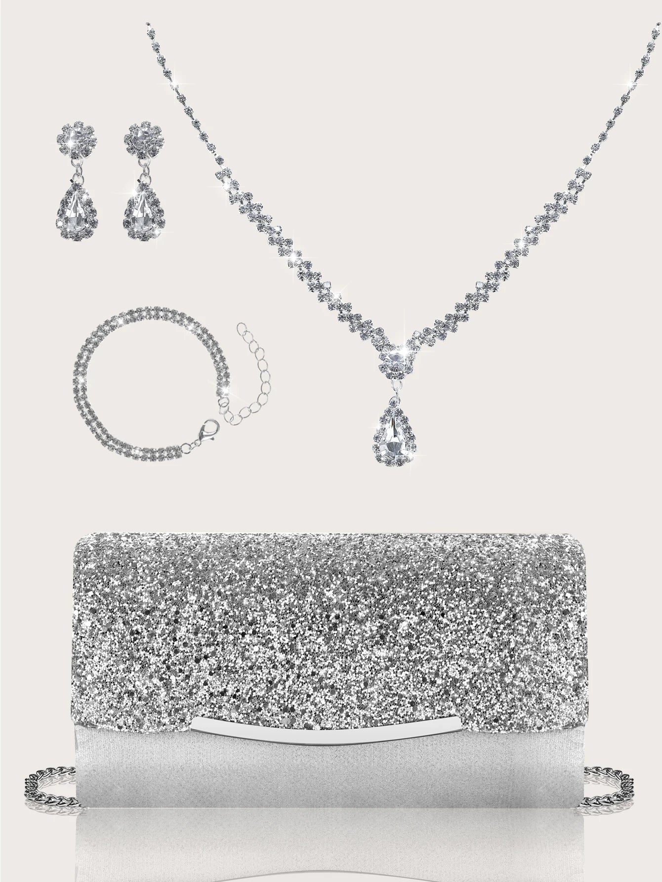 Romantic and stylish sequined women&