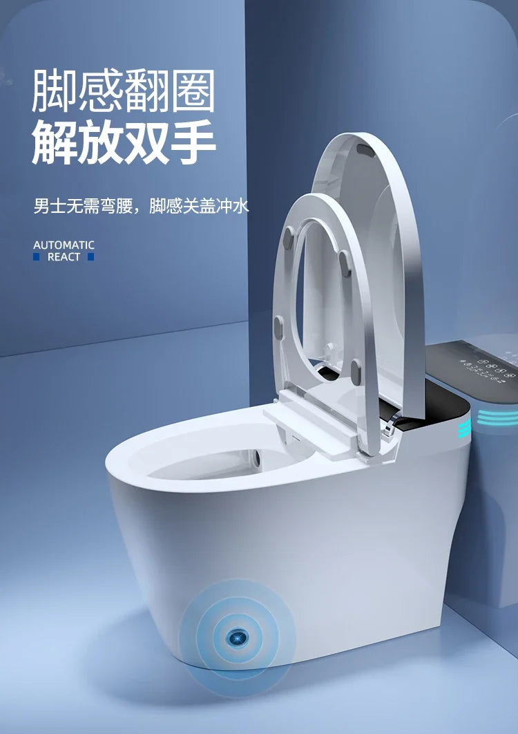 zqSmart toilet toilet, fully automatic voice integrated, no water pressure limit instant hot toilet