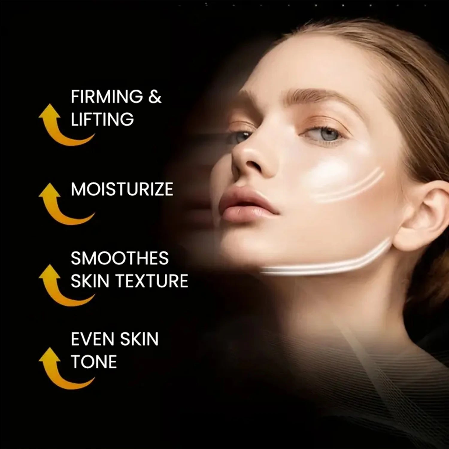 Bee Venom Instant Facial Lifting Cream Firms and Lifts Loose Skin, Smoothes Skin | Alcohol-Free, Containing Hyaluronic Acid, Suitable for All Skin Types