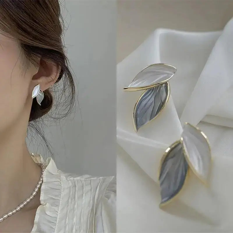 925 Silver Needle Korean Fashion Pearl Tassel Earrings For Women Jewelry 2025 Trending New Luxury Women&