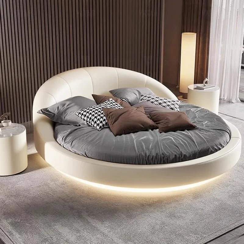 Luxury Unique Bed Twin Japanese Modern Nightstands Bedsleeping Frame Camas De Casal De Luxo Bedroom Furniture Accessories