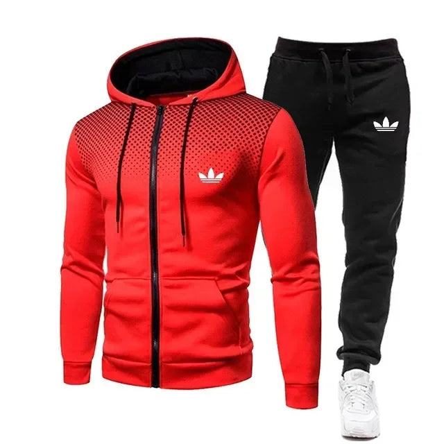 Korea Men Jacket Tracksuit Casual Sports Suit Men&