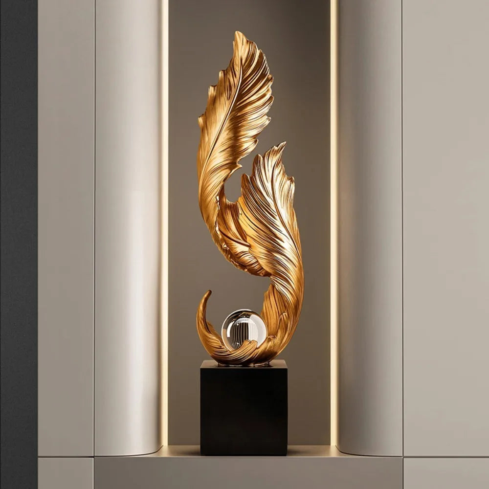 Living Room Resin Figurine Abstract Decorative Ornament Modern Room Creative Sculpture Home Decoration Valentine&
