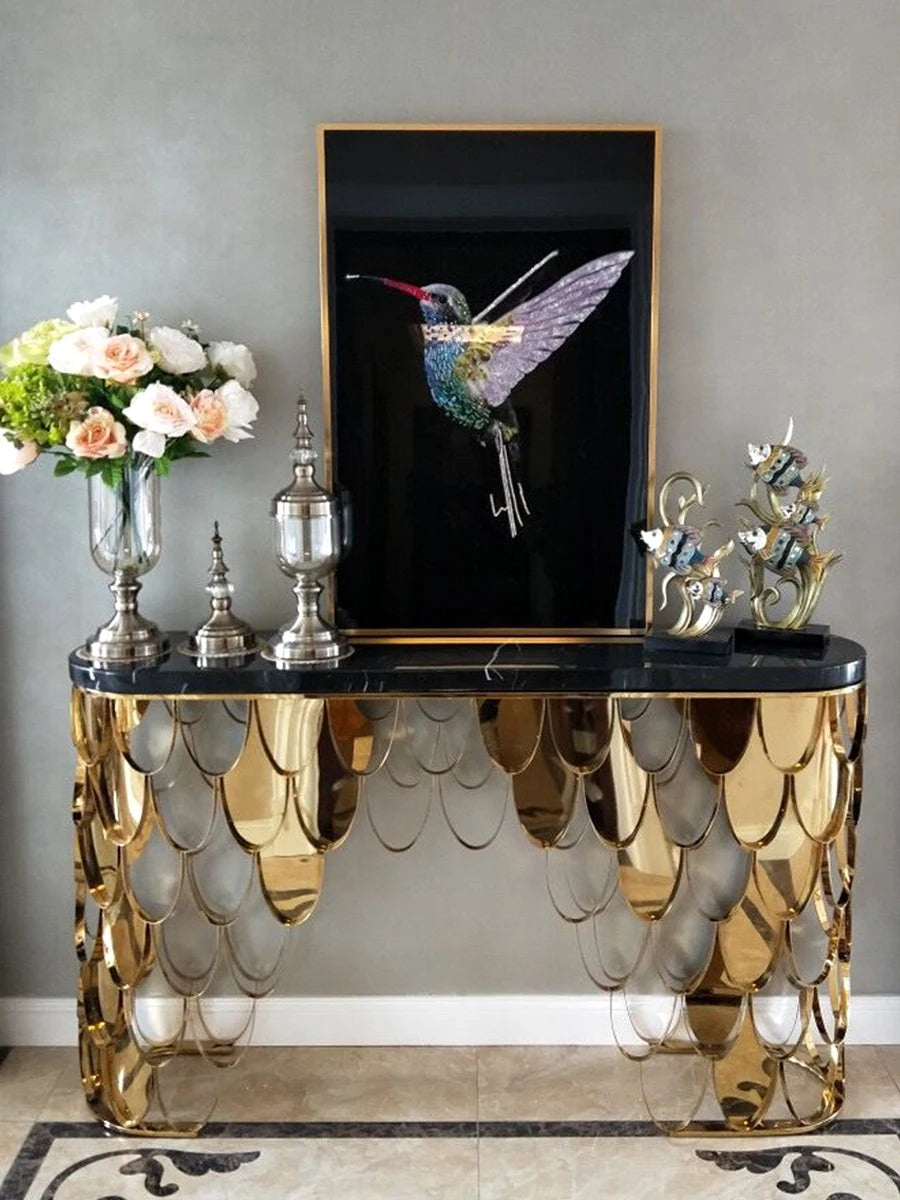 Classic Storage Entryways Table Exquisite Modern Simple Beauty Console Table Nordic Beauty Console Tafel Living Room Furniture