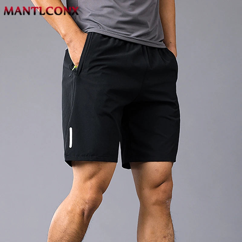 New Fashion Sports Shorts Men Breathable Quick Dry Men&