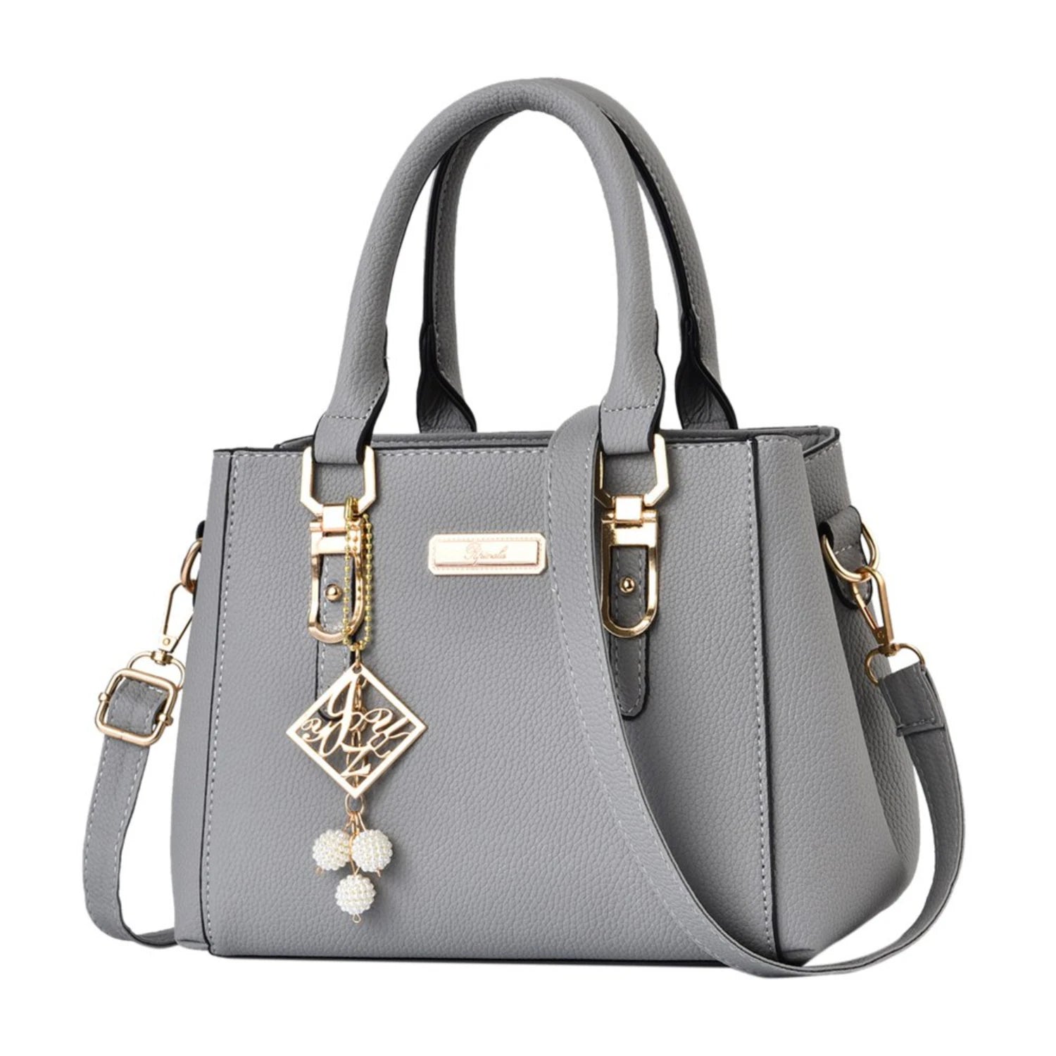 Large Capacity Leather Messenger Handbag Fashion Women&