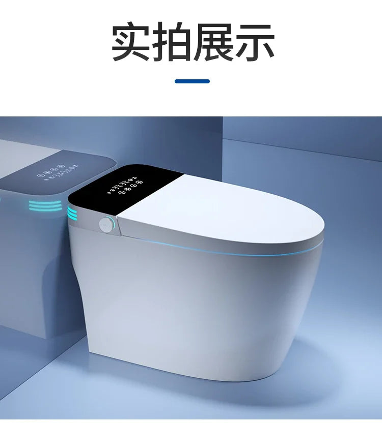 zqSmart toilet toilet, fully automatic voice integrated, no water pressure limit instant hot toilet