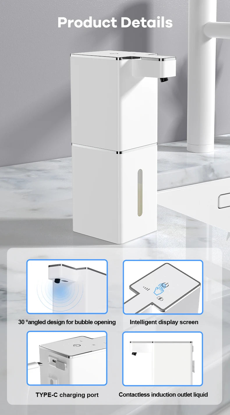Wall Mounted Intelligent Induction Touchless Automatic Sensor Soap Dispenser Hand Cleaning Washing Machine for Kitchen Bathroom