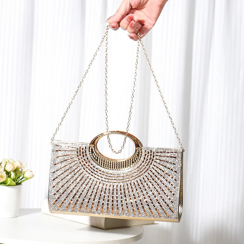 Elegant Sparkling Rhinestone Sequin Women&