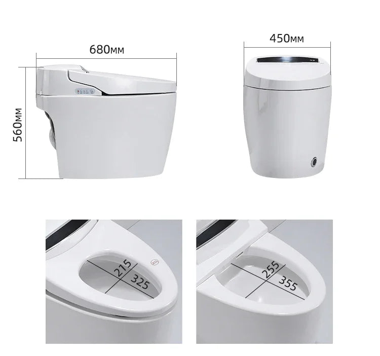 zqSmart toilet toilet, fully automatic voice integrated, no water pressure limit instant hot toilet
