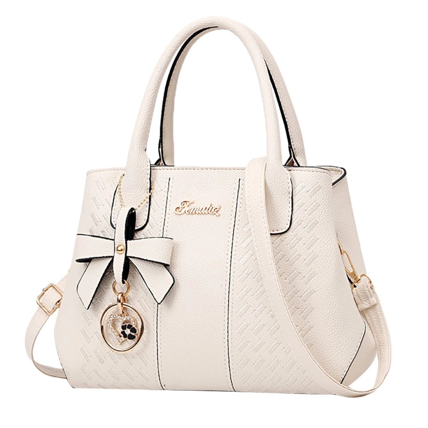 Large Capacity Leather Messenger Handbag Fashion Women&