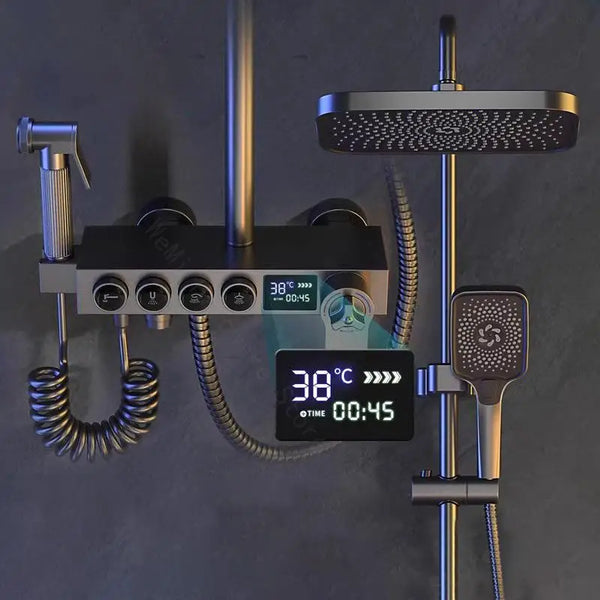 Modern Bathroom Shower Head Set for Home Use - Constant Temperature Bathroom Shower System