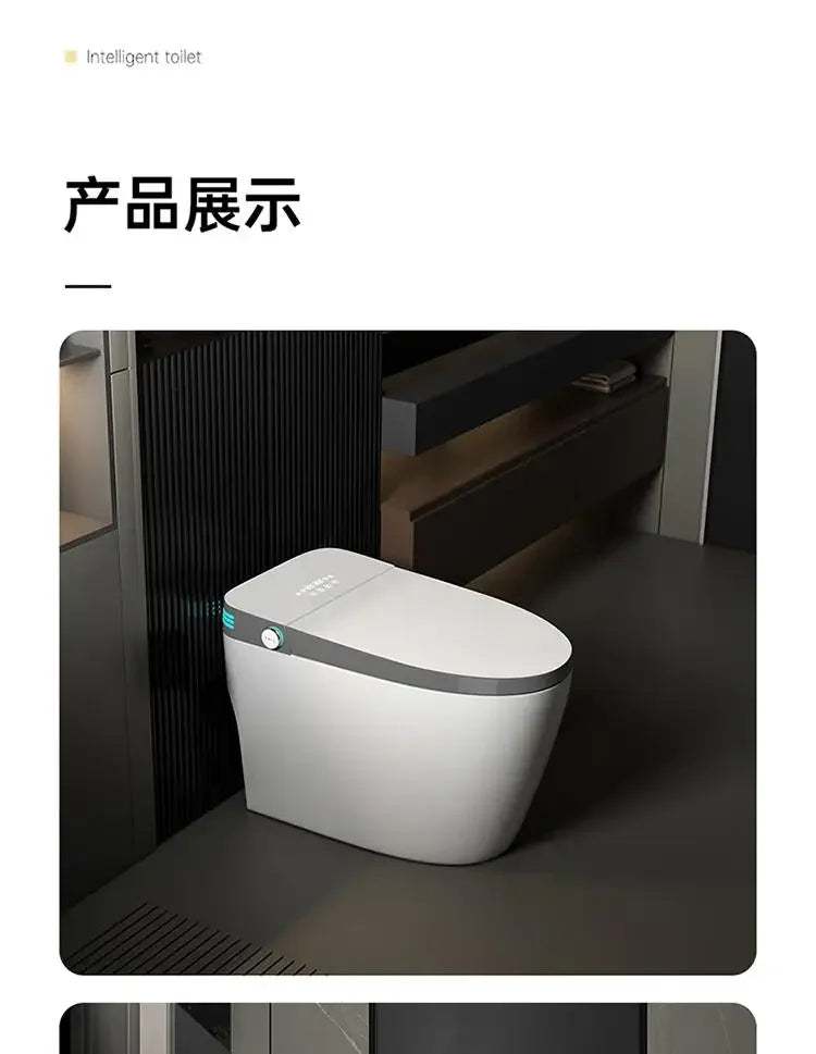 zqSmart toilet toilet, fully automatic voice integrated, no water pressure limit instant hot toilet