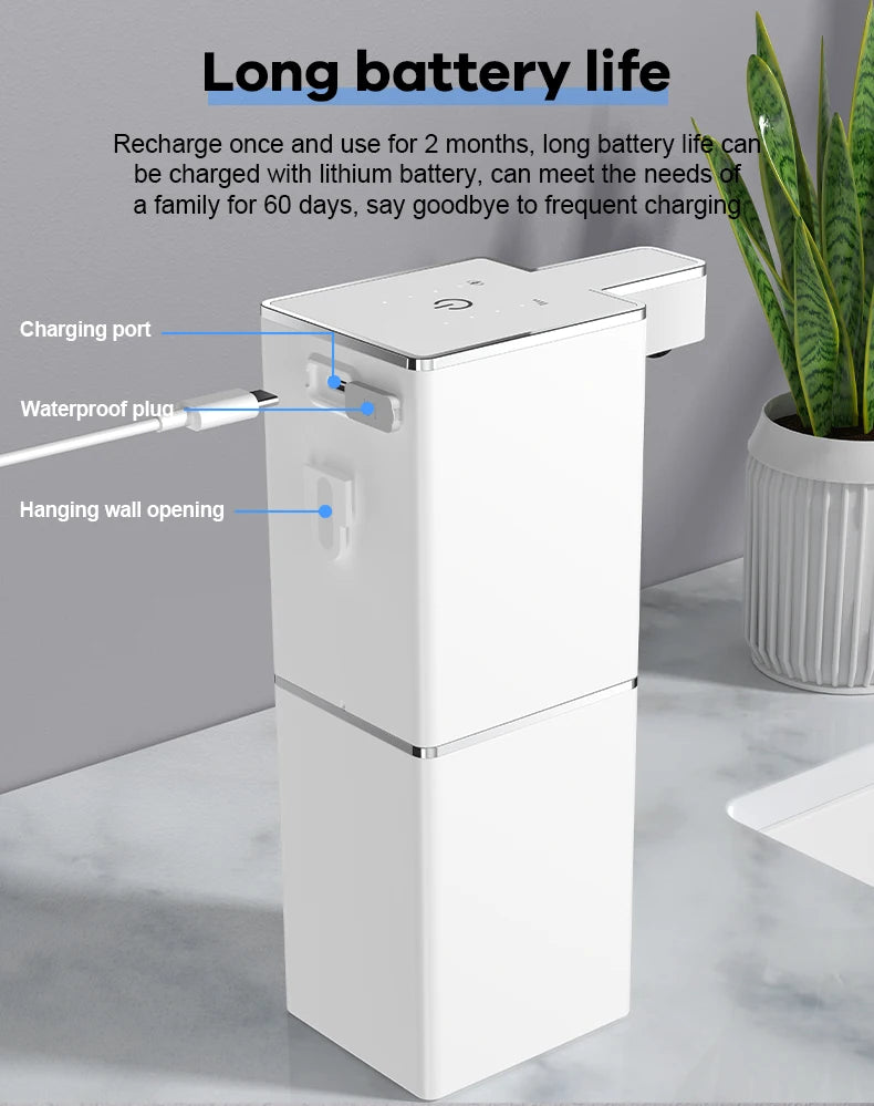 Wall Mounted Intelligent Induction Touchless Automatic Sensor Soap Dispenser Hand Cleaning Washing Machine for Kitchen Bathroom