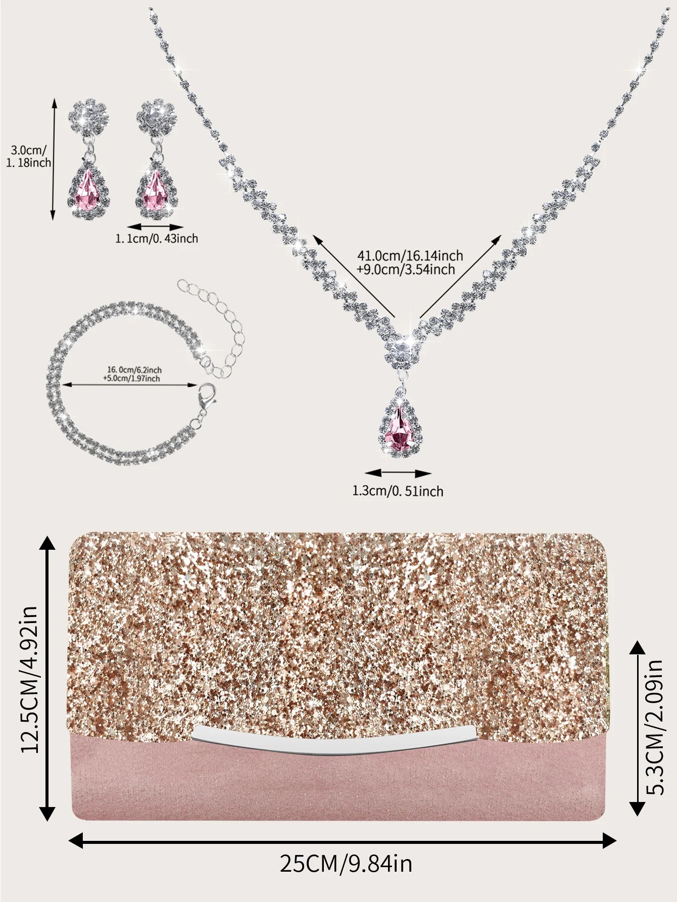 Romantic and stylish sequined women&