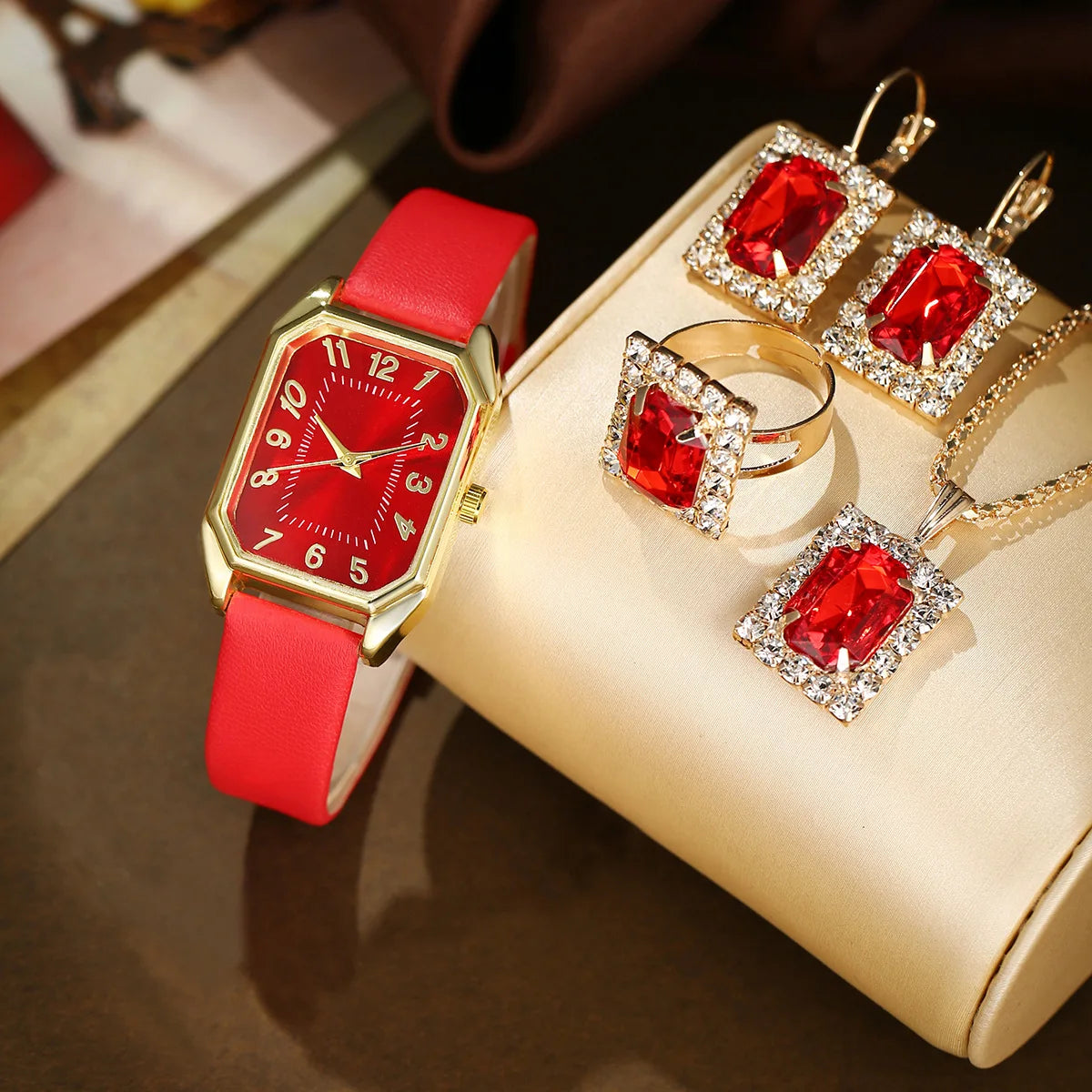 6/5/1PCS Luxury Fashion Square Women&