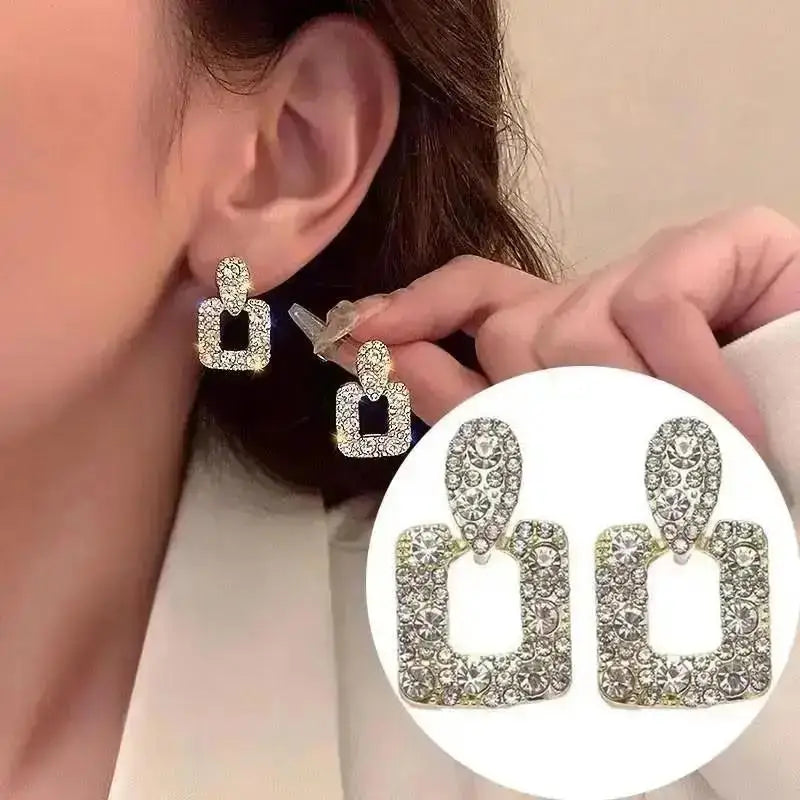 925 Silver Needle Korean Fashion Pearl Tassel Earrings For Women Jewelry 2025 Trending New Luxury Women&