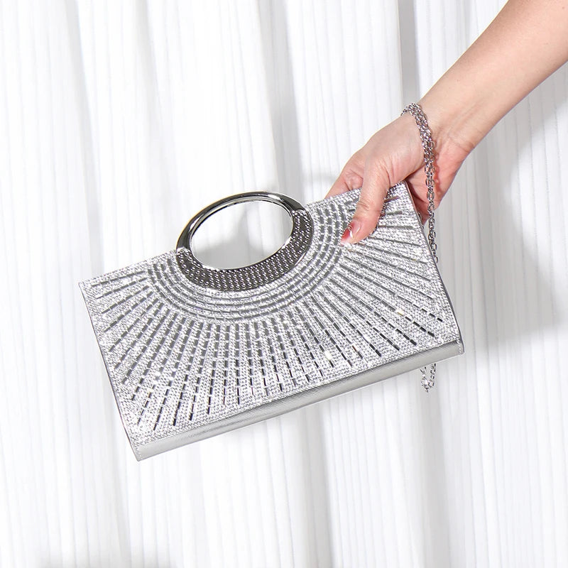 Elegant Sparkling Rhinestone Sequin Women&